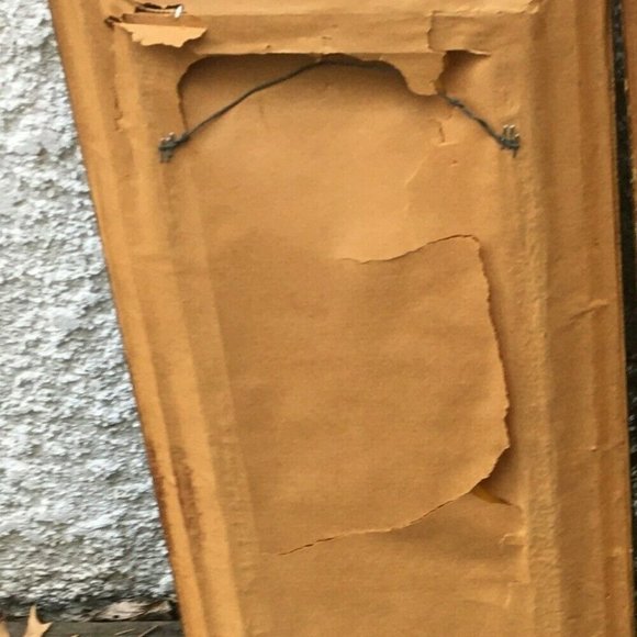 Vintage 1980's Handmade Needlepoint Art. Framed with no glass - Picture 2 of 2